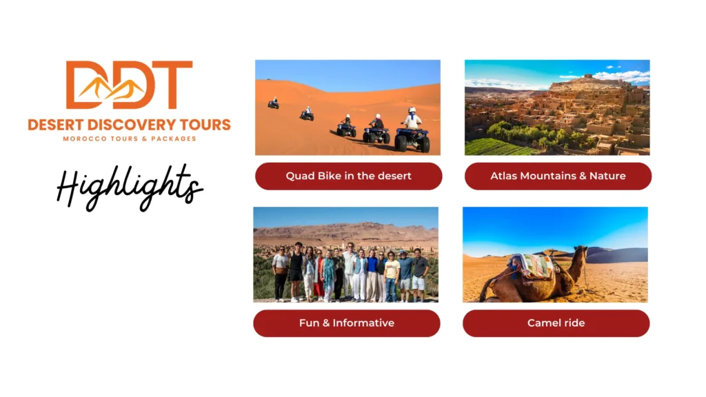 Weekend desert tour for students The highlights of our 3 Days student weekend desert tour